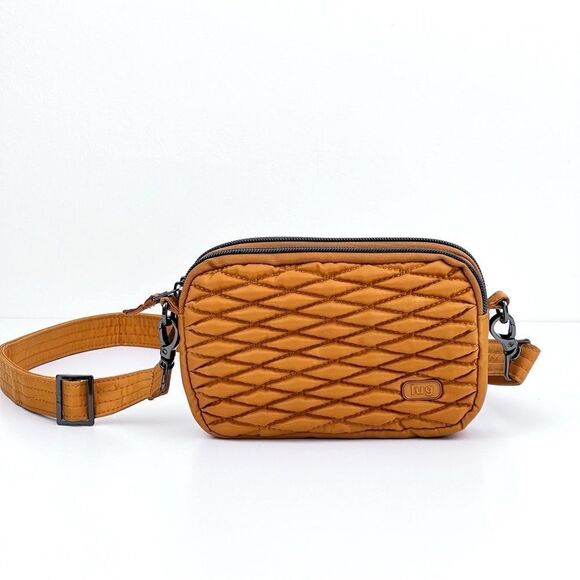 NWOT Lug Coupe Crossbody Amber Yellow - Picture 1 of 10